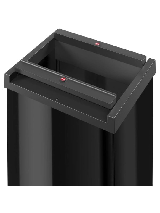 Hailo Šiukšliadėžė Big-Box Swing, juodos spalvos, 52l, XL dydžio