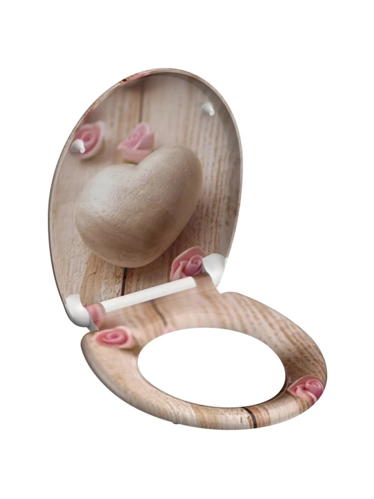 SCHÜTTE Klozeto sėdynė su soft-close mechanizmu ROMANTIC, duroplastas