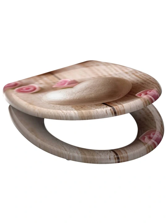 SCHÜTTE Klozeto sėdynė su soft-close mechanizmu ROMANTIC, duroplastas