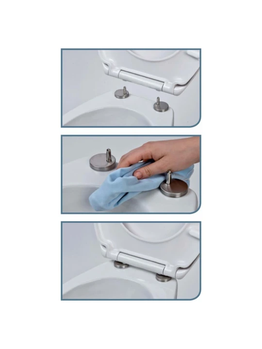SCHÜTTE Klozeto sėdynė su soft-close mechanizmu ROMANTIC, duroplastas