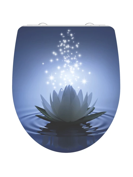 SCHÜTTE Klozeto sėdynė su soft-close mechanizmu WATER LILY