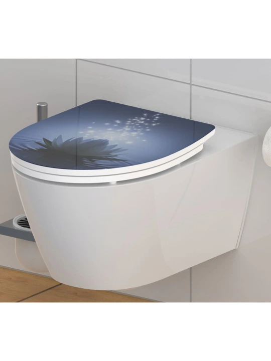 SCHÜTTE Klozeto sėdynė su soft-close mechanizmu WATER LILY