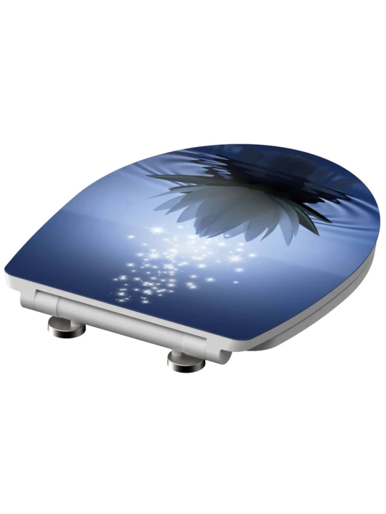 SCHÜTTE Klozeto sėdynė su soft-close mechanizmu WATER LILY