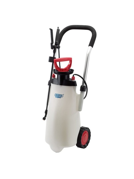 Draper Tools Expert Purkštuvas su ratukais, raudonas, 15l, 82583