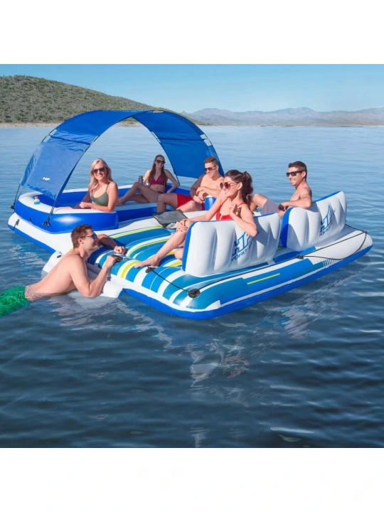 Bestway Tropical Breeze plūduriuojantis plaustas, 389x274 cm, 43105