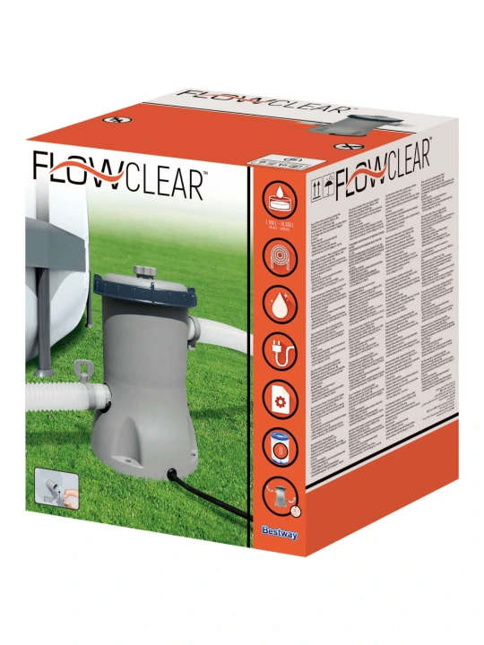 Bestway Flowclear Baseino siurblys su filtru, 2006 l/val.