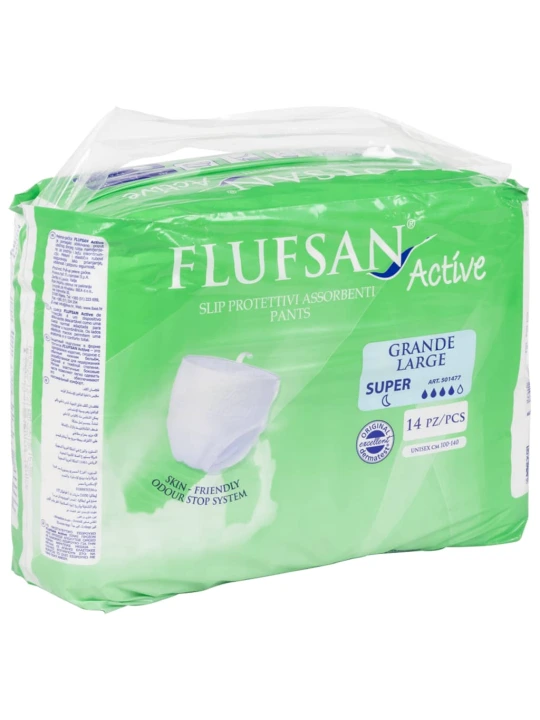 Flufsan Kelnaitės šlapimo nelaikymui suaugusiems, 14vnt., L dydis