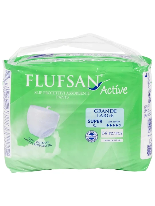 Flufsan Kelnaitės šlapimo nelaikymui suaugusiems, 14vnt., L dydis