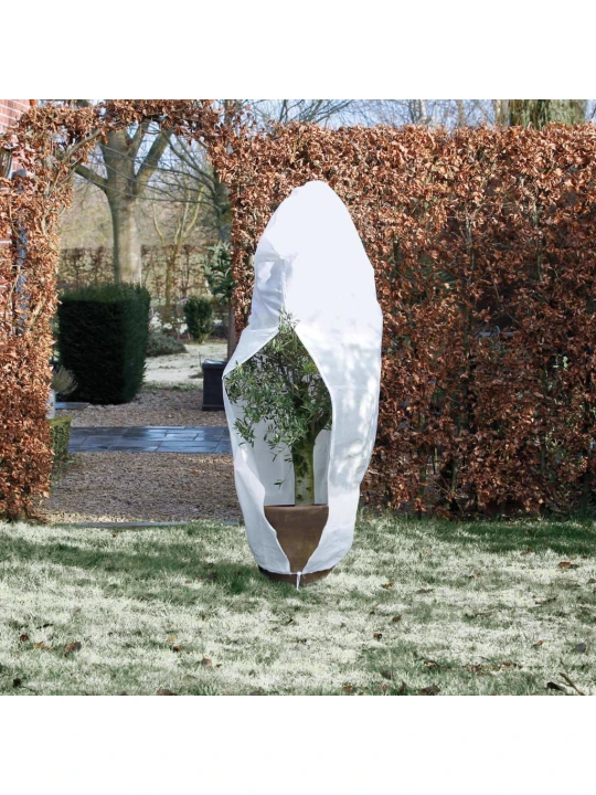 Nature Uždangalas augalams su užtrauktuku, baltas, 2,5x2,5x3m, 70g/m²