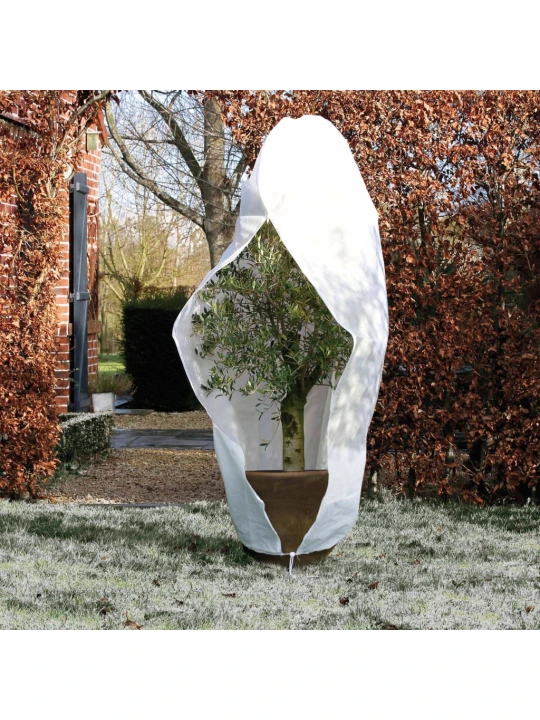 Nature Uždangalas augalams su užtrauktuku, baltas, 2,5x2,5x3m, 70g/m²
