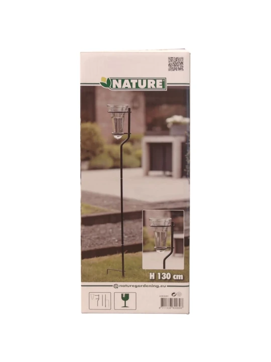Nature Lietaus matuoklis su stovu, 130cm, stiklas, 6080089