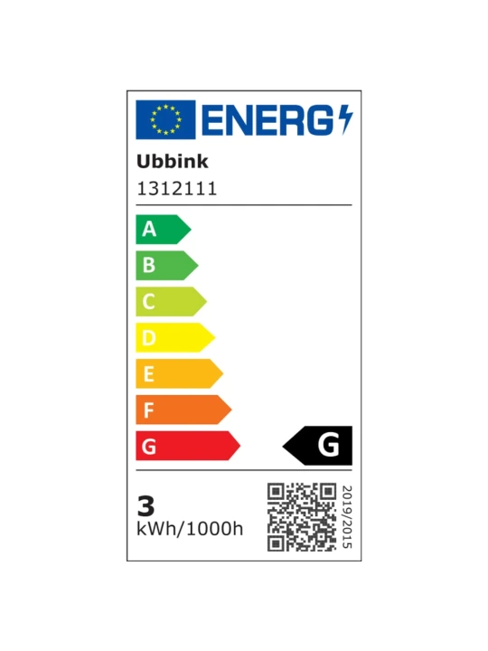 Ubbink Krioklio su LED rinkinys Nevada, 30cm, nerūdijantis plienas