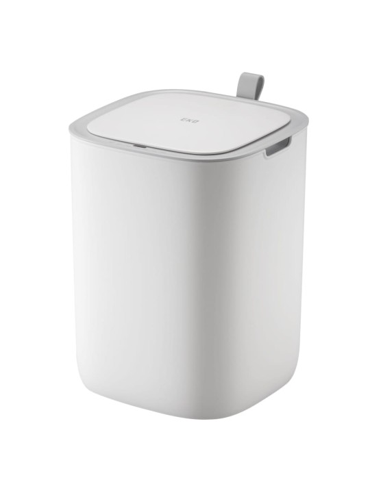 EKO Smart Šiukšliadėžė su jutikliu Morandi, baltos spalvos, 12l