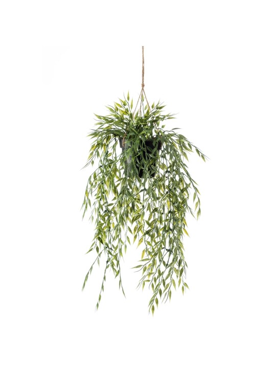 Emerald Dirbtinis pakabinamas bambukas vazone, 50cm