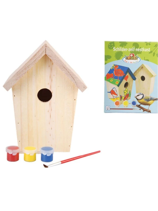 Esschert Design DIY inkilas su dažais 14,8x11,7x20 cm, KG145