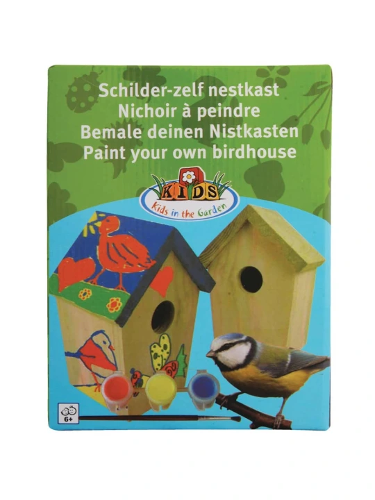 Esschert Design DIY inkilas su dažais 14,8x11,7x20 cm, KG145