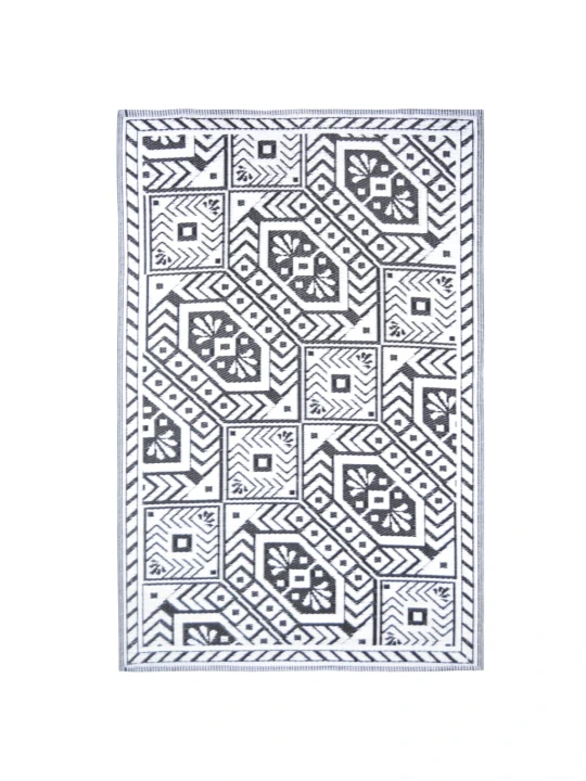 Esschert Design Lauko kilimas, 182x122cm, su deimantų raštais