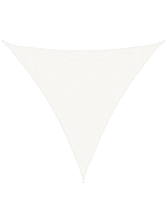 Tentas nuo saulės, baltas, 3,6x3,6x3,6m, HDPE, trikampio formos