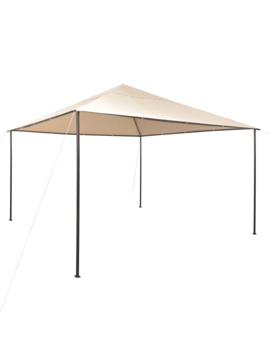 Pavėsinė/tentas/palapinė, 4x4 m, smėlio spalvos, plienas