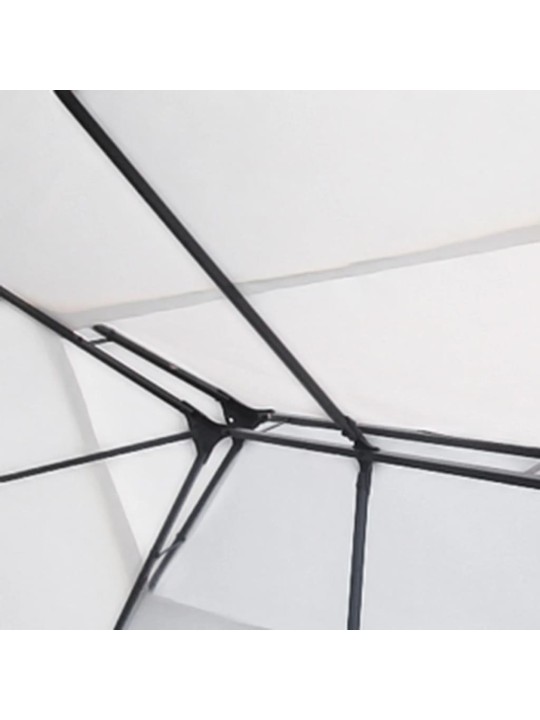 Pavėsinė, balta, 3x4m