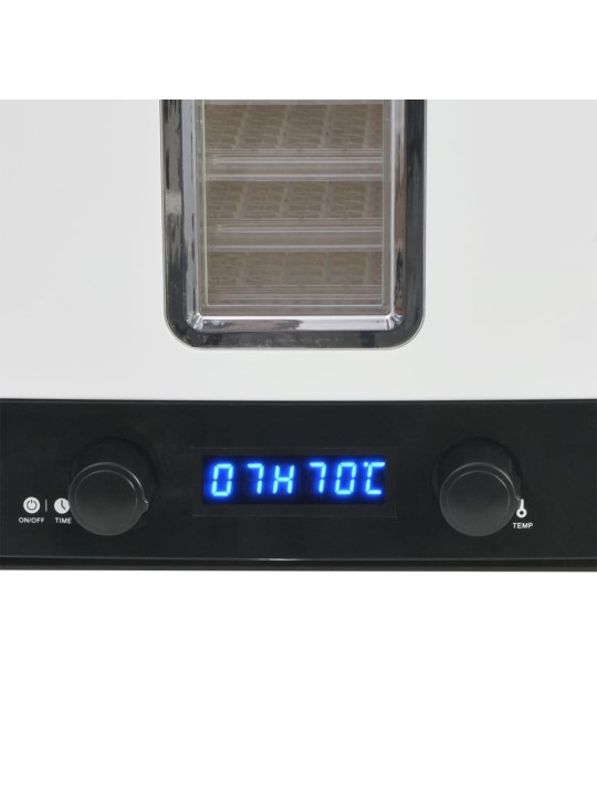Maisto džiovintuvas su 10 padėklų, 550 W, baltas