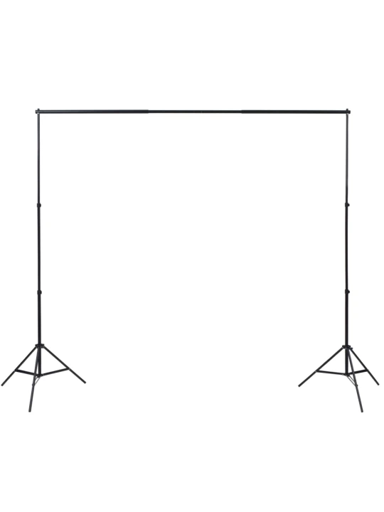Fotostudijos kompl. su 5 spalvotais fonais ir reguliuojamu rėmu