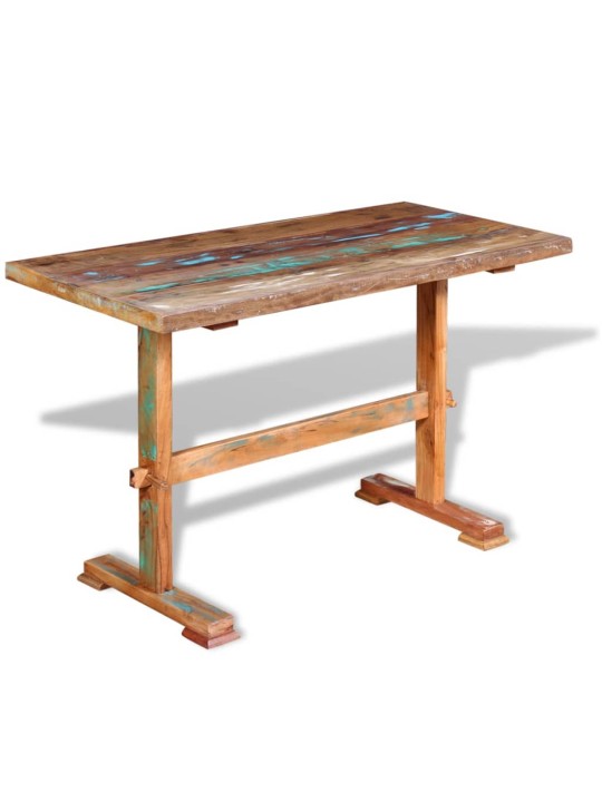Valgomojo stalas, perdirbtos medienos masyvas, 120x58x78 cm