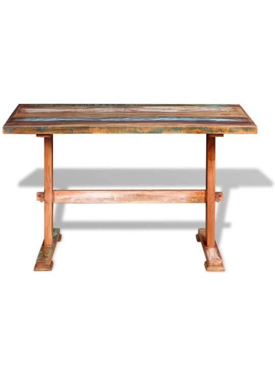 Valgomojo stalas, perdirbtos medienos masyvas, 120x58x78 cm