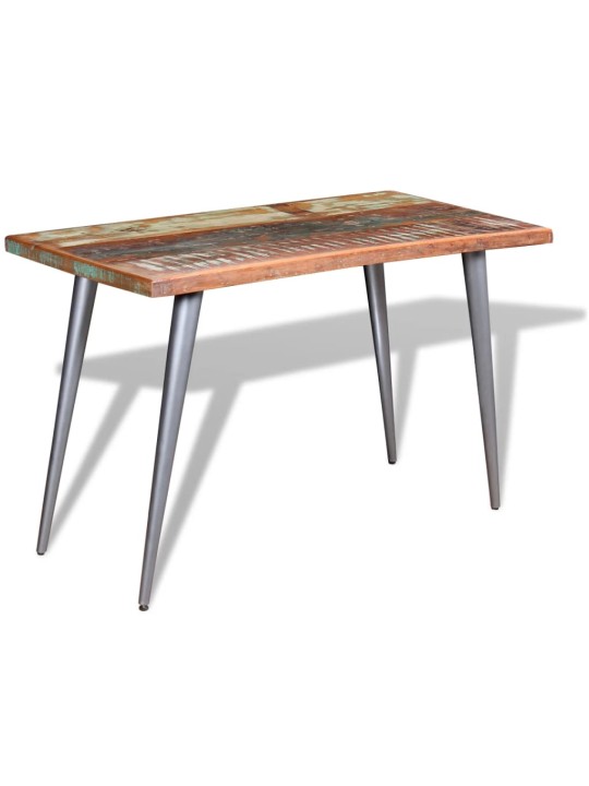 Valgomojo stalas, perdirbtos medienos masyvas, 120x60x76 cm