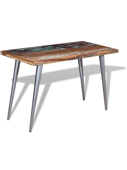 Valgomojo stalas, perdirbtos medienos masyvas, 120x60x76 cm