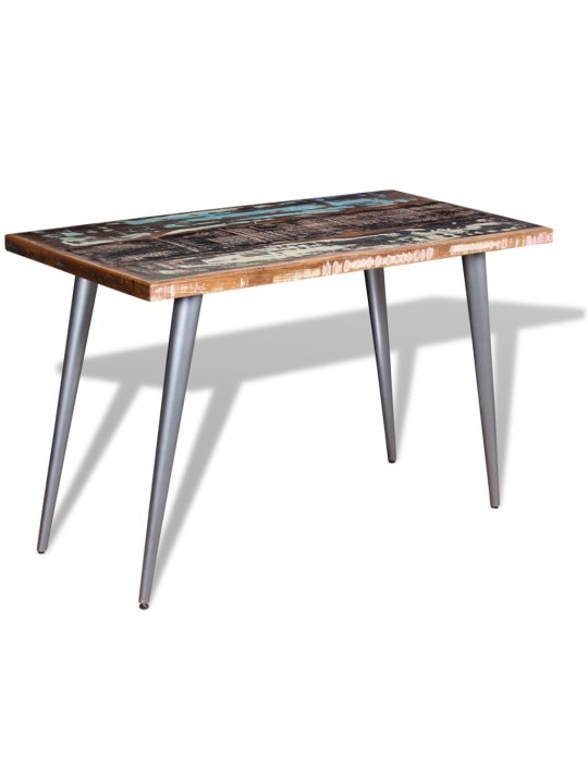 Valgomojo stalas, perdirbtos medienos masyvas, 120x60x76 cm