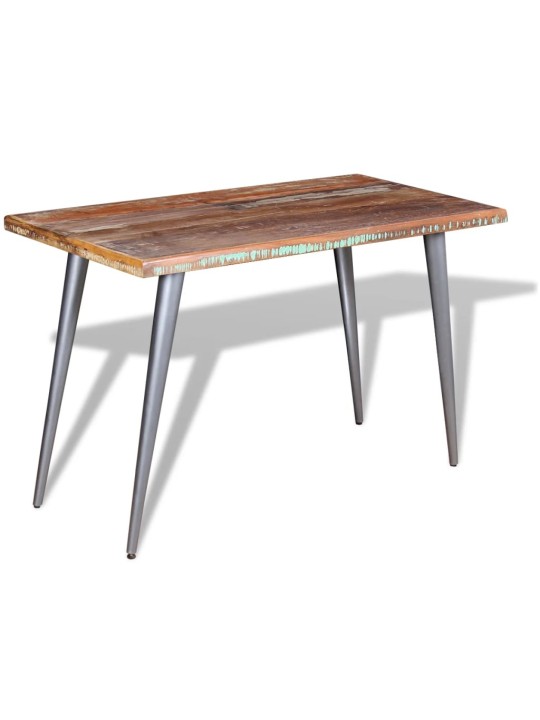 Valgomojo stalas, perdirbtos medienos masyvas, 120x60x76 cm