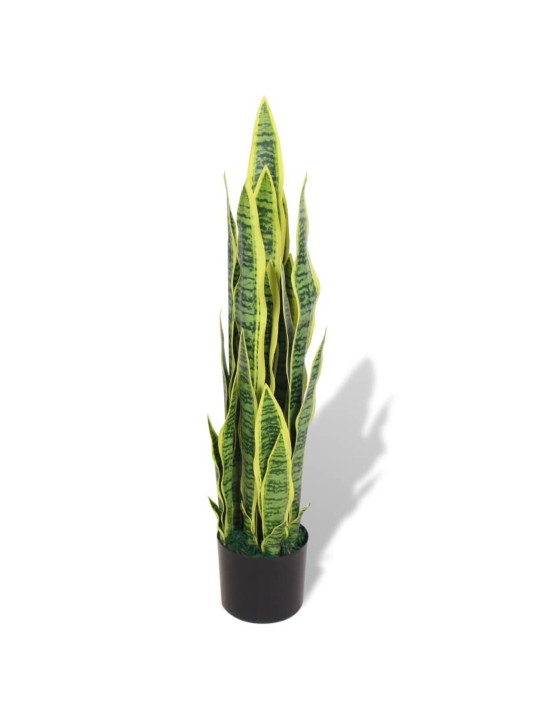 Dirbtinė Sansevjera su vazonu, 90 cm, žalia