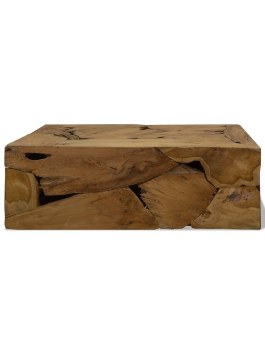 Kavos staliukas, 90x50x30cm, rudas, tikmedis