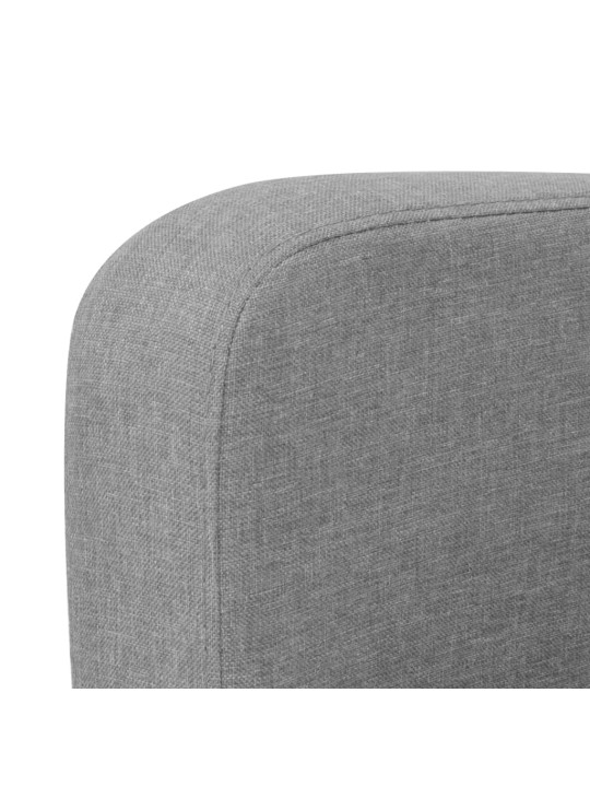 Trivietė sofa, 180x65x76, šviesiai pilka