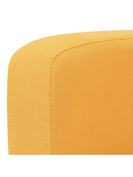 Trivietė sofa, 180x65x76, geltonos spalvos