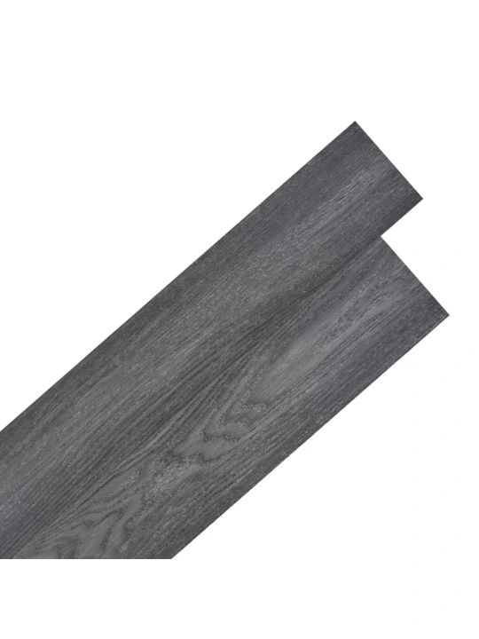 PVC grindų plokštės, prilipd., 5,02m², 2 mm, juodos ir baltos