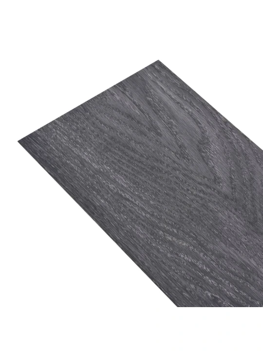 PVC grindų plokštės, prilipd., 5,02m², 2 mm, juodos ir baltos