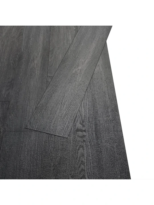 PVC grindų plokštės, prilipd., 5,02m², 2 mm, juodos ir baltos