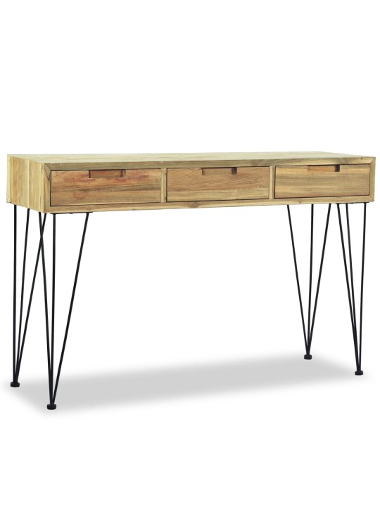 Konsolinis staliukas, 120x35x76cm, masyvus tikmedis