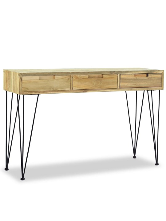 Konsolinis staliukas, 120x35x76cm, masyvus tikmedis