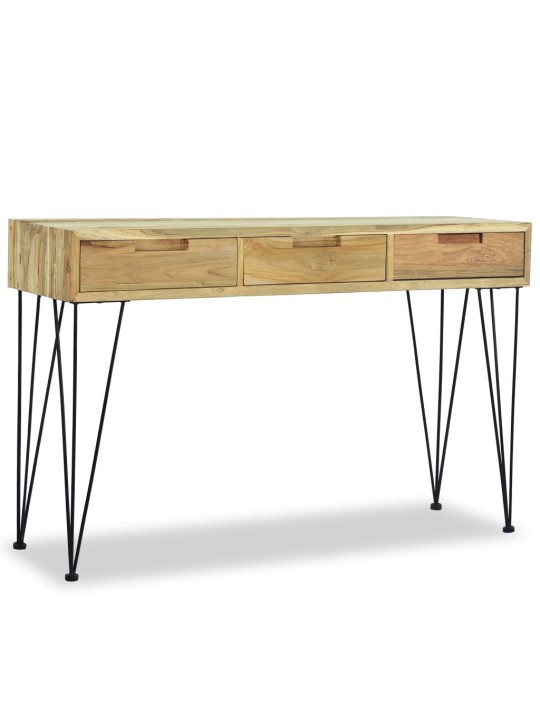 Konsolinis staliukas, 120x35x76cm, masyvus tikmedis