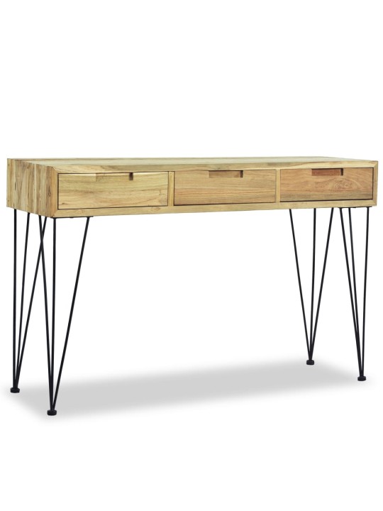 Konsolinis staliukas, 120x35x76cm, masyvus tikmedis