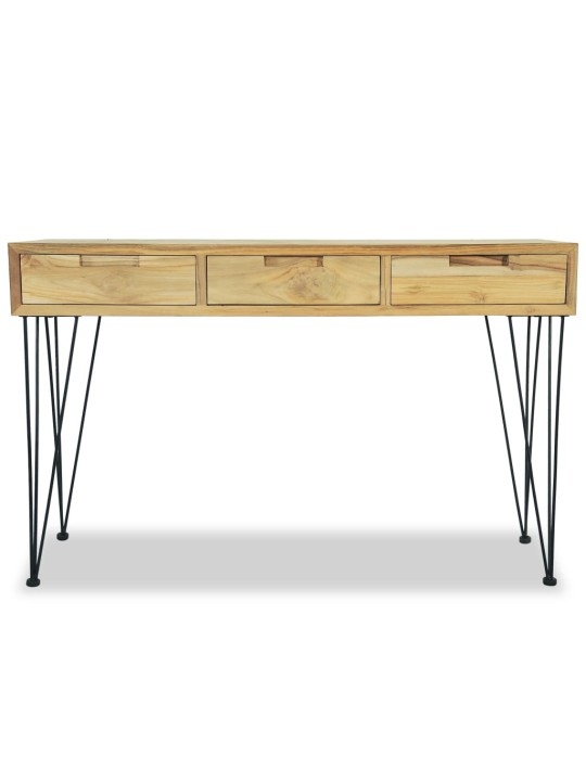 Konsolinis staliukas, 120x35x76cm, masyvus tikmedis