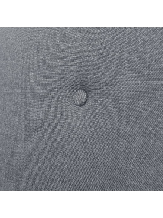 Trivietė sofa, šviesiai pilkos spalvos, audinys