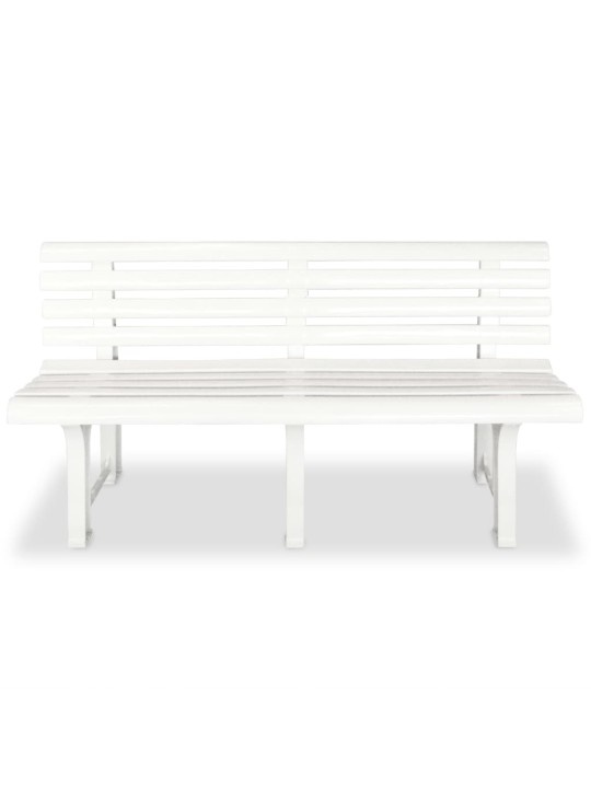 Sodo suoliukas, 145,5cm, plastikas, baltas