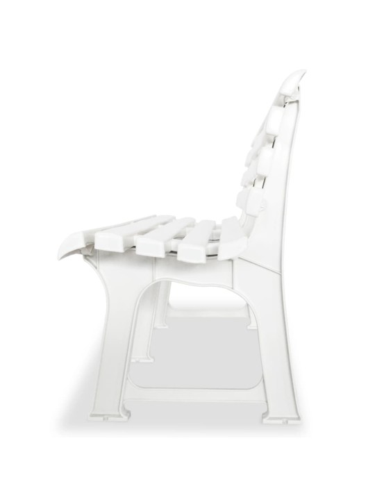 Sodo suoliukas, 145,5cm, plastikas, baltas