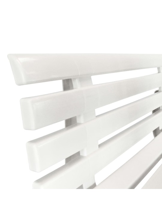 Sodo suoliukas, 145,5cm, plastikas, baltas