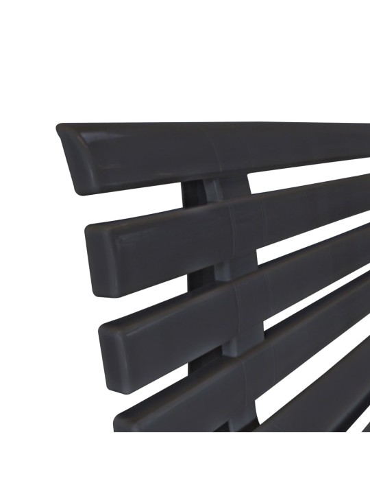 Sodo suoliukas, 145,5cm, plastikas, antracito spalva