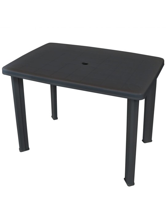 Sodo stalas, antracito sp., 101x68x72cm, plastikas